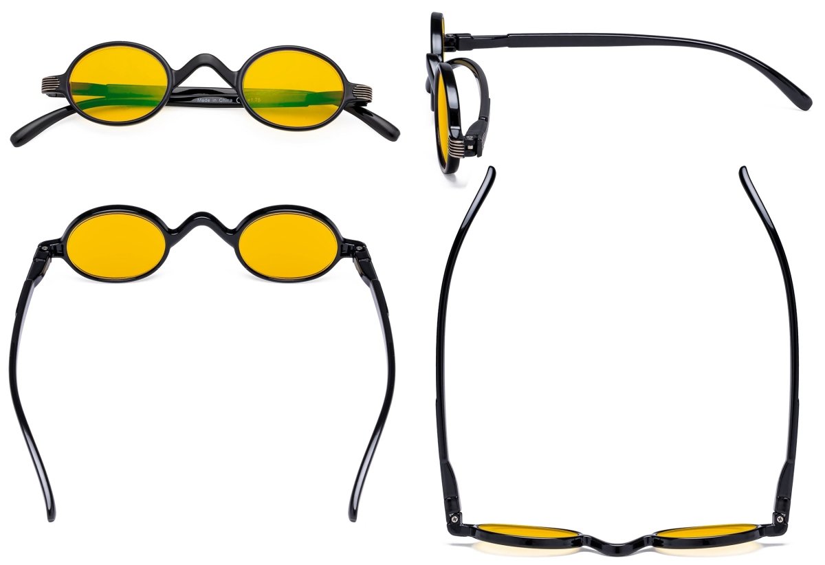 5 Pack Vintage Blue Light Blocking Reading Glasses HPR077X - Gr8sight
