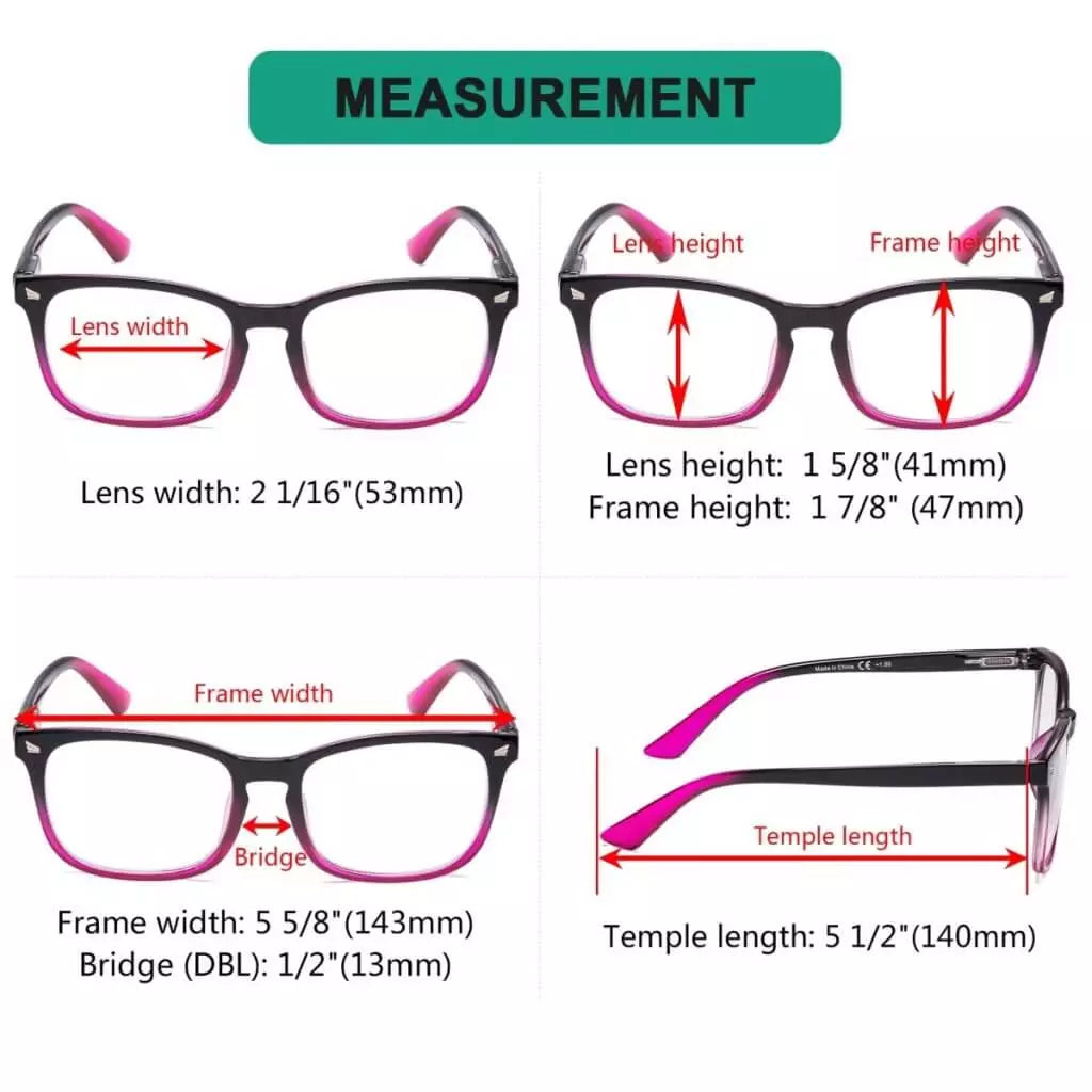 Wojab Glasses  5 Pack