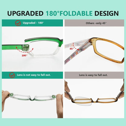 Worbb Metalless Screwless Reading Glasses 6 Pack