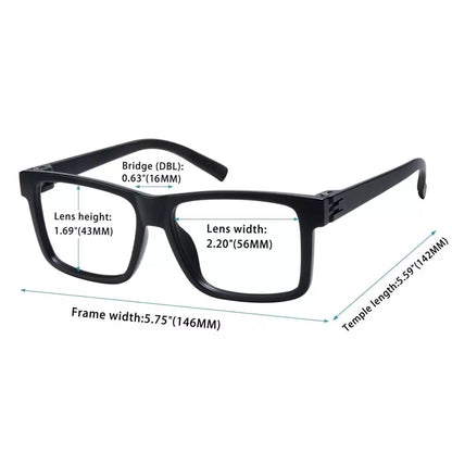 Worbp Metalless Screwless Glasses 6 Pack