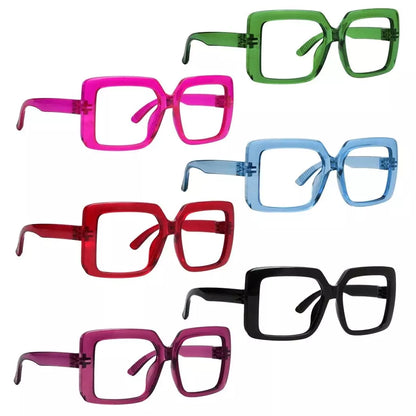 Worbe Metalless Screwless Reading Glasses 6 Pack