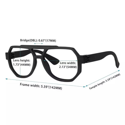Worbd Metalless Screwless Reading Glasses 6 Pack