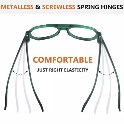 Worbd Metalless Screwless Reading Glasses 6 Pack