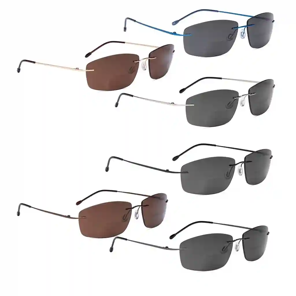 Wokbz Bifocal Reading Sunglasses 6 Pack