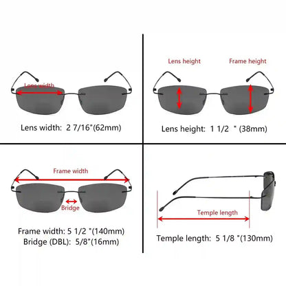Wokbz Bifocal Reading Sunglasses 6 Pack