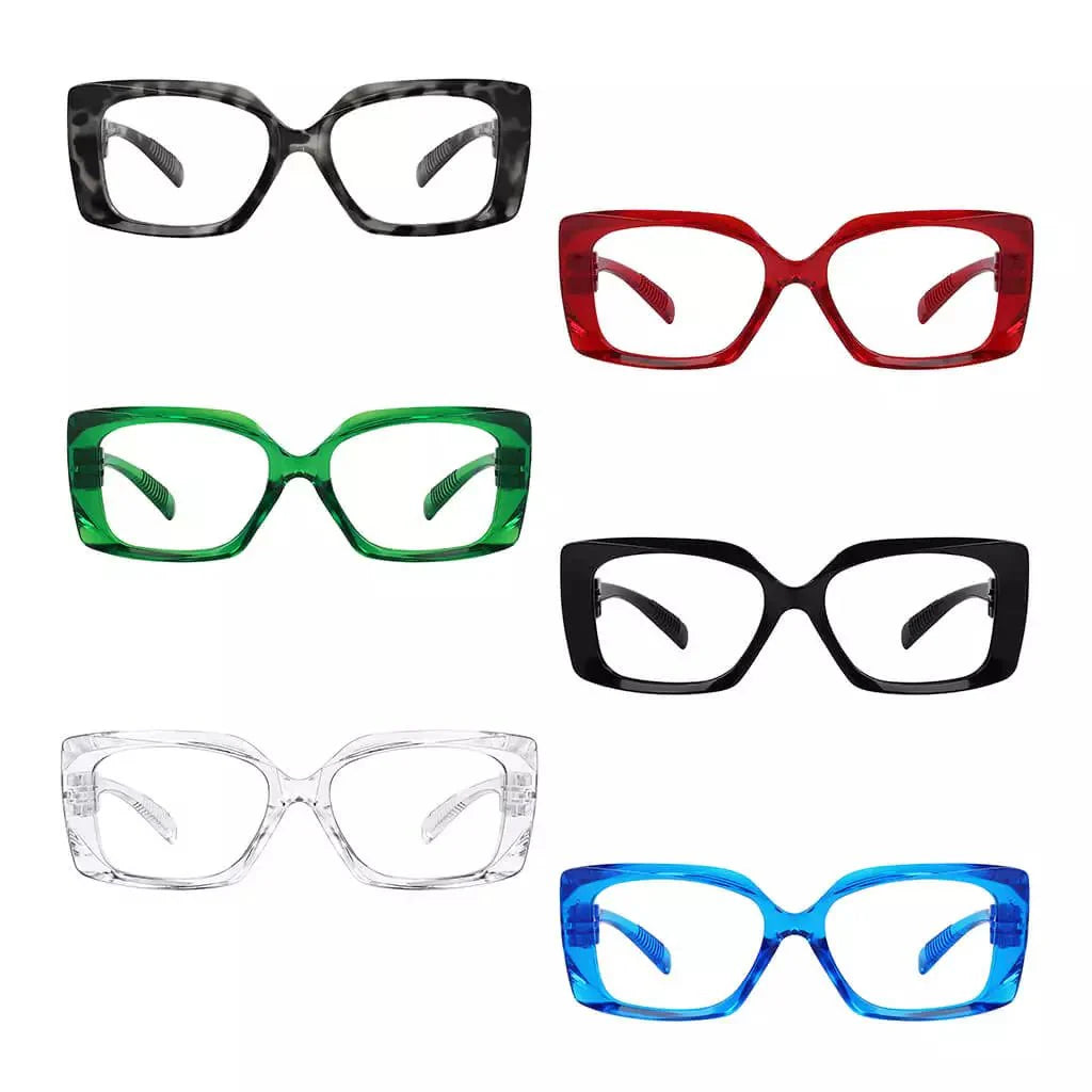 Worae Metalless Screwless Reading Glasses 6 Pack