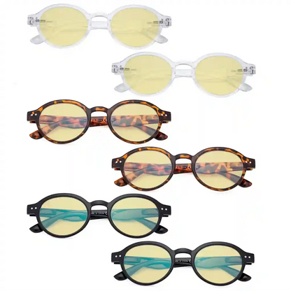 Wonal Blue Light Blocking Glasses Yellow Tinted 6 Pack