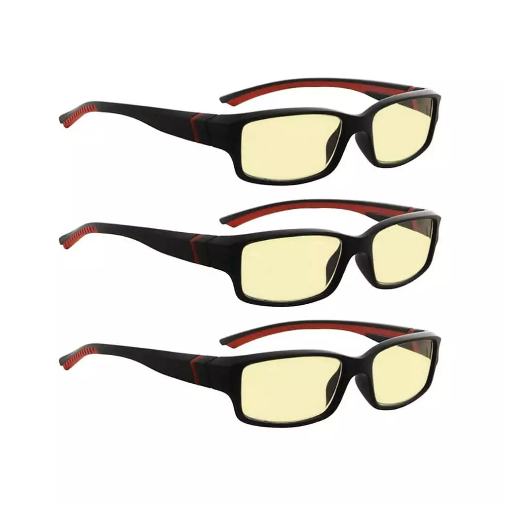 Wopcc Blue Light Blocking Glasses Yellow Tinted 3 Pack
