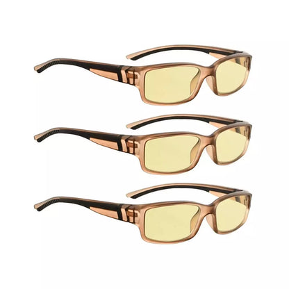 Wopcc Blue Light Blocking Glasses Yellow Tinted 3 Pack