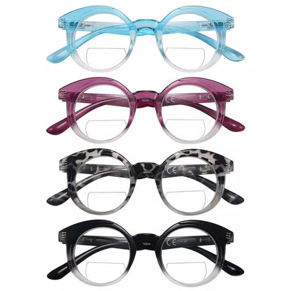 Wolal Bifocal Reading Glasses 4 Pack