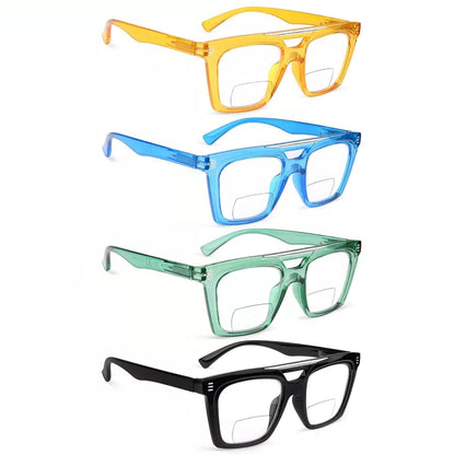 Wolam Bifocal Reading Glasses 4 Pack