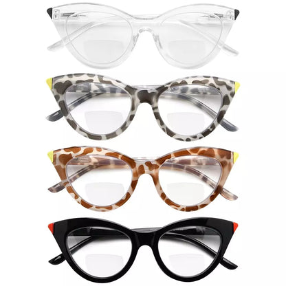 Wolar Bifocal Reading Glasses 4 Pack