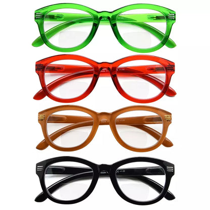 Wolav Bifocal Reading Glasses 4 Pack