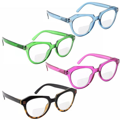Wolaz Bifocal Reading Glasses 4 Pack