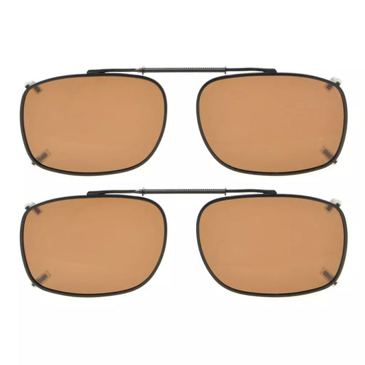 Woeah Polarized Clip on Sunglasses 2 Pack