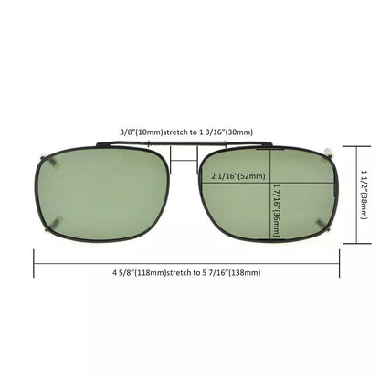 Woeah Polarized Clip on Sunglasses 2 Pack