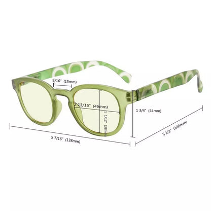 Wohat Blue Light Blocking Glasses Light Yellow Tinted 5 Pack