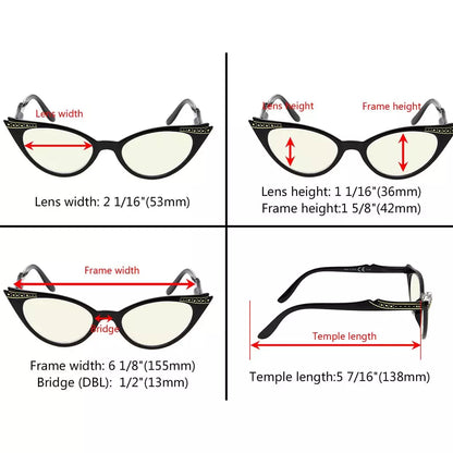 Wohbx Blue Light Blocking Reading Glasses Light Yellow Tinted 5 Pack