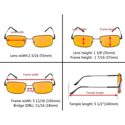 Woqbe Blue Light Blocking Glasses Orange Tinted 4 Pack