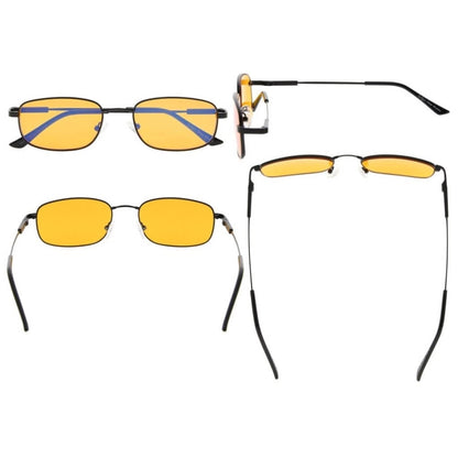 Woqbg Blue Light Blocking Glasses Orange Tinted 4 Pack