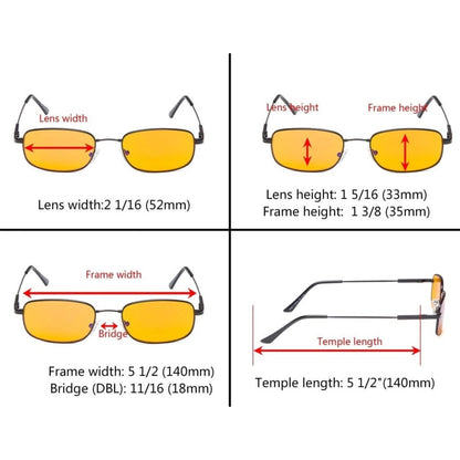 Woqbg Blue Light Blocking Glasses Orange Tinted 4 Pack