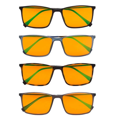Wovab Blue Light Blocking Glasses Orange Tinted 4 Pack