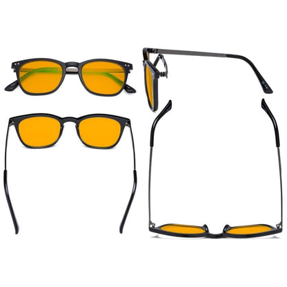 Wovau Blue Light Blocking Reading Glasses Orange Tinted 4 Pack