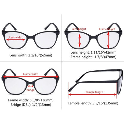 Woaao Eyeglasses 4 Pack