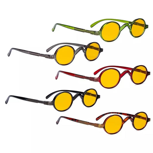 Wovbx Blue Light Blocking Glasses Amber Tinted 5 Pack