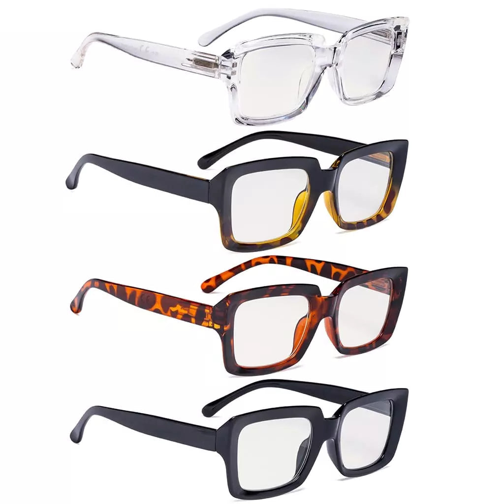 Wopba Progressive Multifocus Reading Glasses 4 Pack