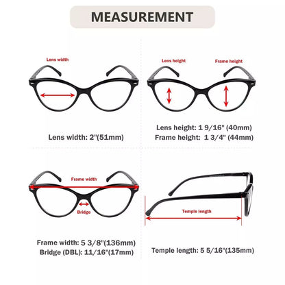 Wopbd Progressive Multifocus Reading Glasses 4 Pack
