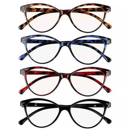 Wopbd Progressive Multifocus Reading Glasses 4 Pack