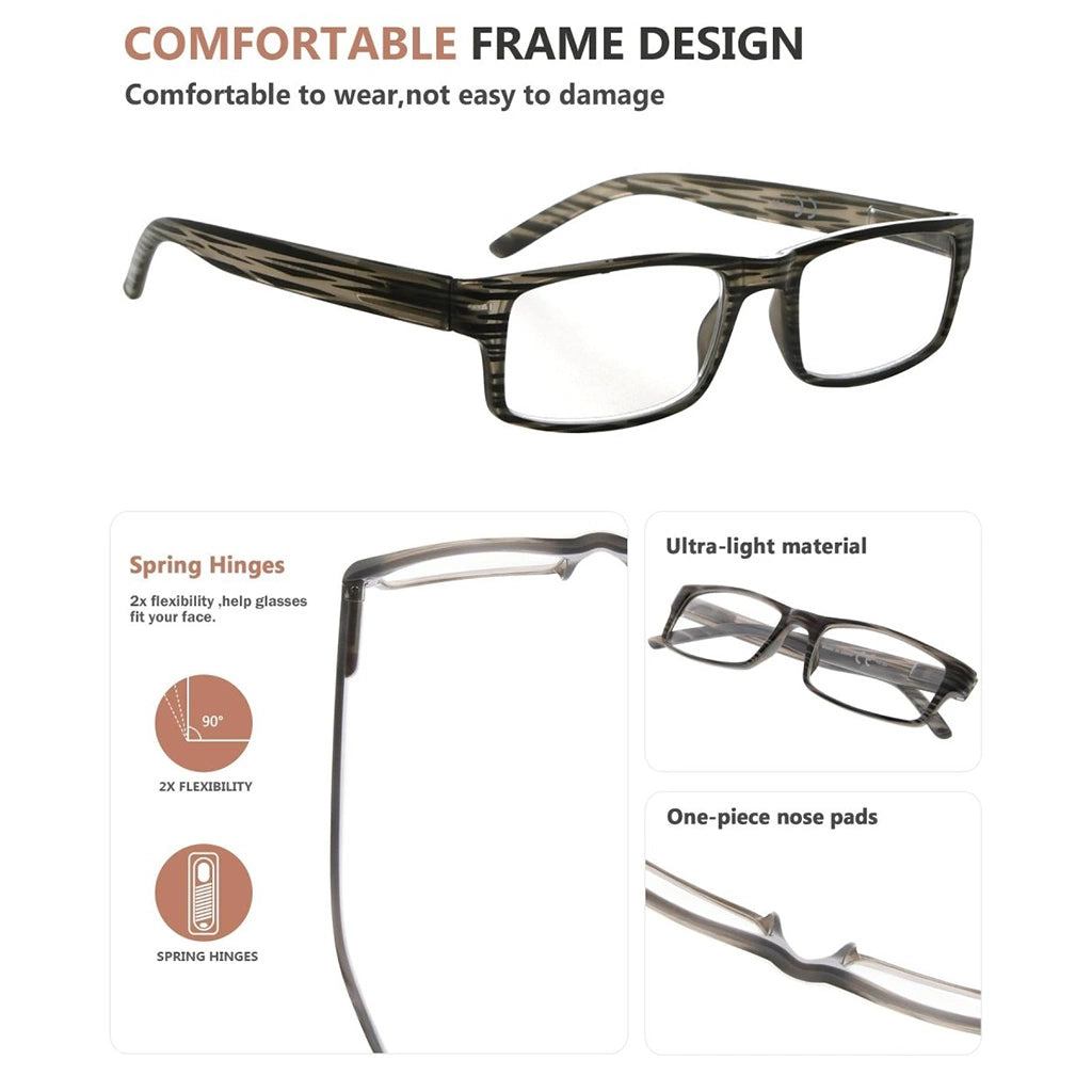 Woabt Reading Glasses 6 Pack