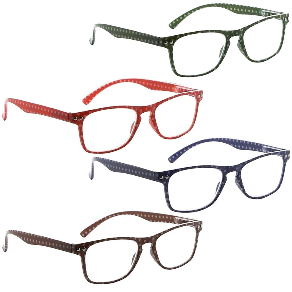 Wobar Reading Glasses 4 Pack