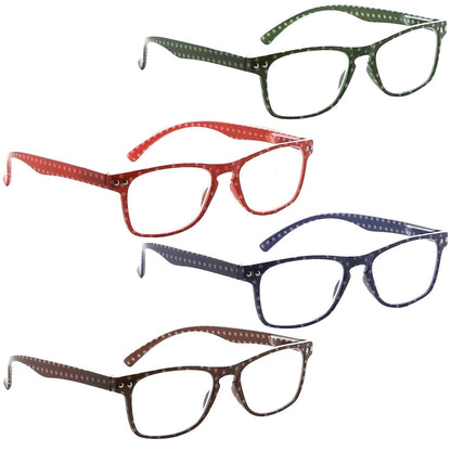 Wobar Reading Glasses 4 Pack