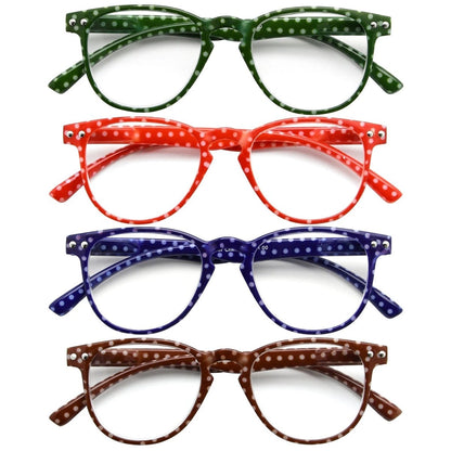 Wobay Reading Glasses 4 Pack