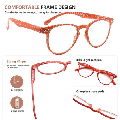 Wobay Reading Glasses 4 Pack