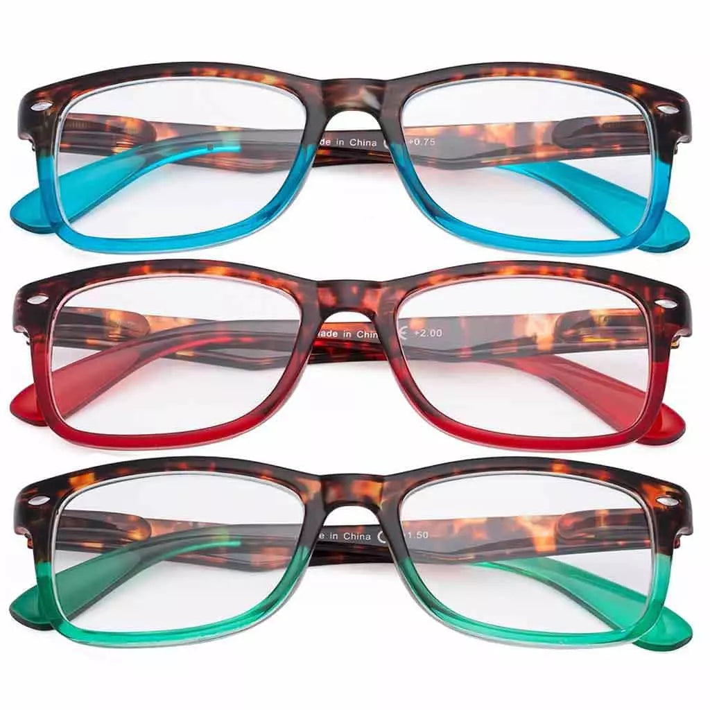 Wobbo Reading Glasses 3 Pack
