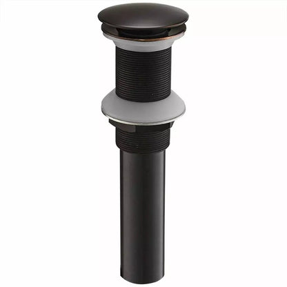 Bronze Bathroom Sink Drain Stopper – Without Overflow, Fits Standard Vanity Sinks - waloff.com