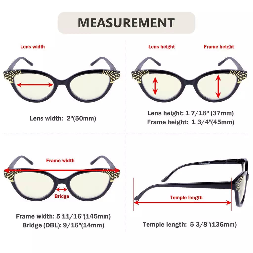 Wojak Blue Light Blocking Glasses Light Yellow Tinted 4 Pack