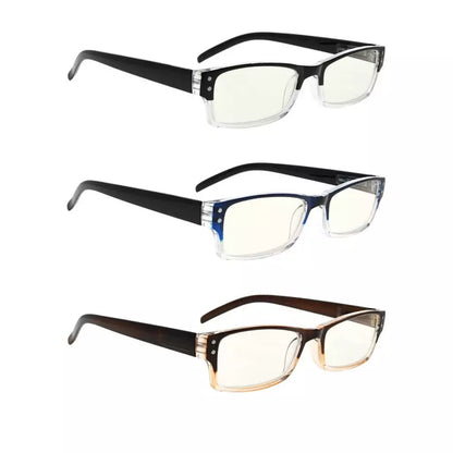 Wojbk Blue Light Blocking Glasses Light Yellow Tinted 3 Pack