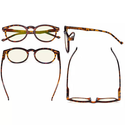 Woicd Blue Light Blocking Glasses Light Yellow Tinted 5 Pack
